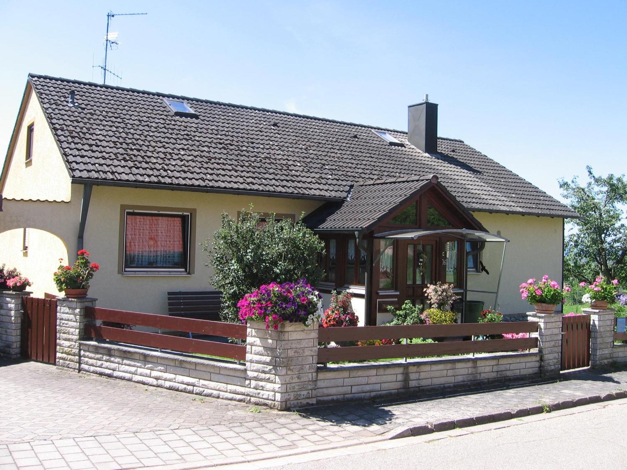 Ferienwohnung Werner Mit Terrasse Haundorf Exterior foto